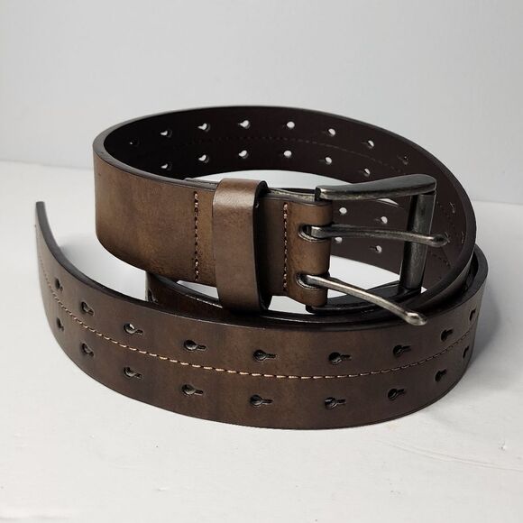 Steve Harvey Belt Brown Genuine Bonded Leather Men's  Size 40/42 - Picture 1 of 5